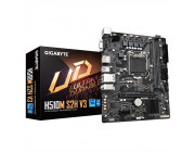 GIGABYTE H510M S2H V3, Socket 1200, Intel® Q470 (11/10th Gen CPU), Dual 2xDDR4-3200, CPU Intel graphics, VGA, HDMI, DP, 1xPCIe X16 4.0, 4xSATA3, RAID, 1xM.2, 1xPCIe X1, ALC897 HDA, GbE LAN, 4xUSB3.2, RGB Led, mATX